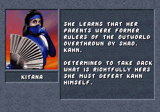 Ending for Mortal Kombat 2 (Arcade)