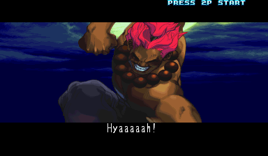 Ending for Street Fighter III 2nd Impact-Akuma(Arcade)