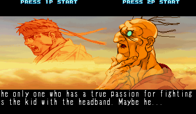 Ending for Street Fighter III 2nd Impact-Akuma(Arcade)