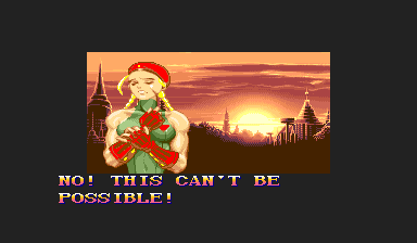 Ending for Super Street Fighter 2-Cammy(Arcade)