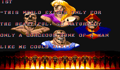 Ending for Street Fighter II' Champion Edition-Vega (Arcade)