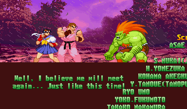 Ending for Street Fighter Alpha 3-Blanka (Arcade)