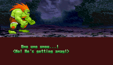 Ending for Street Fighter Alpha 3-Blanka (Arcade)