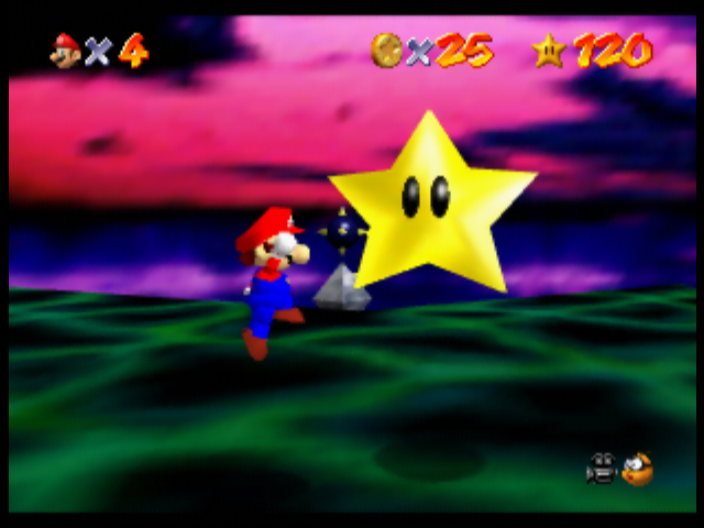 Ending For Super Mario 64 Nintendo 64 2187