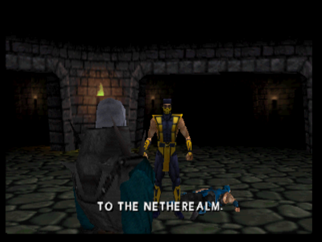 Ending for Mortal Kombat 4-Sub Zero (Nintendo 64)