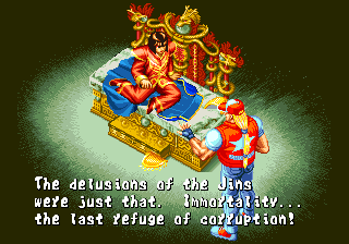 Ending for Fatal Fury 3-If You Reach Jin Chonshu / Jin Chonrei (Neo Geo)