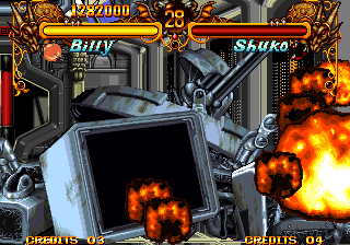 Double Dragon (Neo Geo/Arcade) Playthrough as Billy 