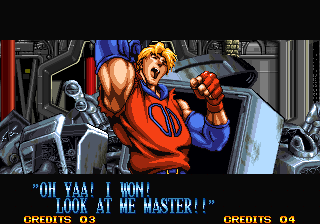 Ending for Double Dragon-Billy(Neo Geo)