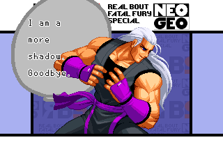 Ending for Real Bout Fatal Fury Special-Terry Bogard(Neo Geo)