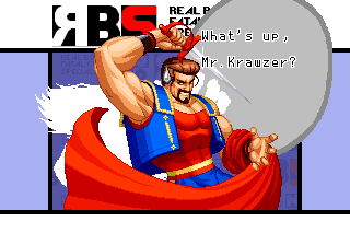 Wolfgang Krauser from Fatal Fury (SNK). His design on RBS would've been  easier and i'll probably make it as an alt (i don't plan to upload it), the  belt is from that