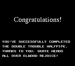 Ending For Skate Or Die 2 Nes