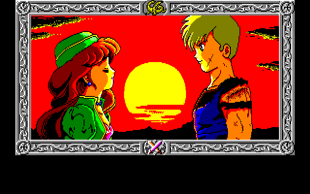 Ending for Dragon Buster(PC-8801)