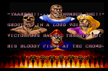 Ending for Street Fighter The Movie-Balrog (Sony Playstation)