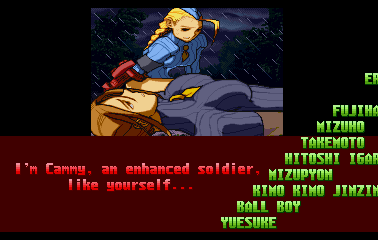 Ending for Street Fighter Alpha 3-Cammy (Sony Playstation)