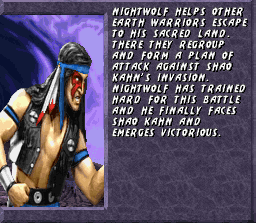 Ending for Mortal Kombat 3-Sub-Zero (Super NES)