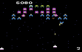 galaga atari 7800