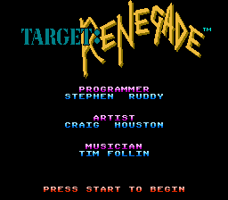 target renegade nes