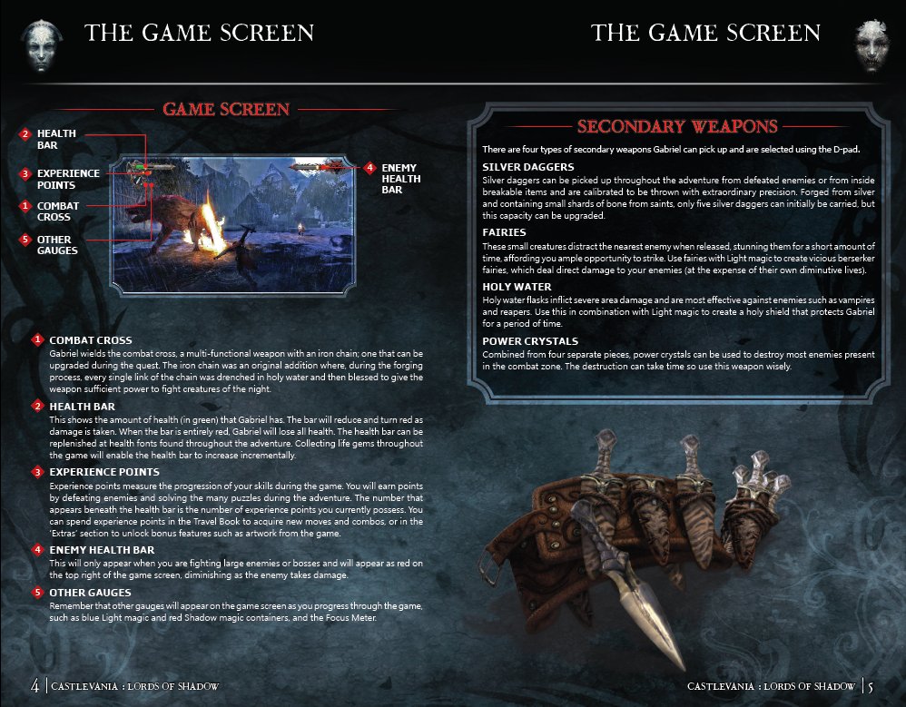 Castlevania: Lords of Shadow gem, scroll and upgrade guide