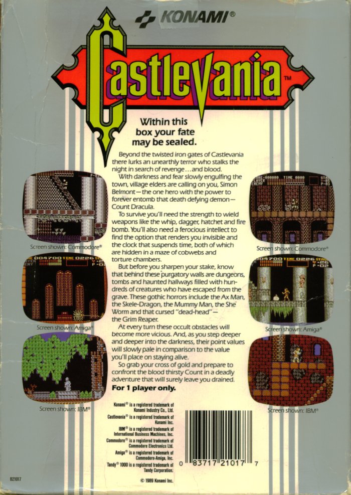 castlevania online emulator c64
