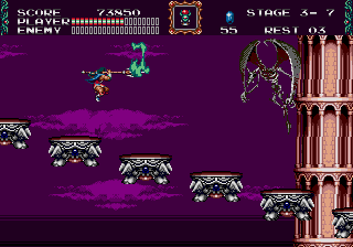Castlevania bloodlines stage 4 boss 3
