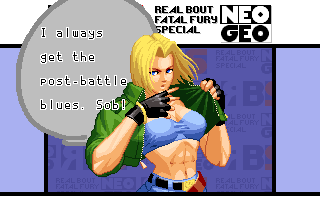 Ending for Real Bout Fatal Fury Special Blue Mary Neo Geo