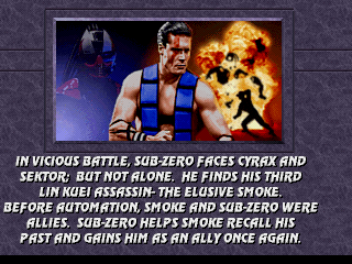 Ending for Mortal Kombat 3 (Sony Playstation)