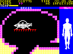 Ending for Blood 'n' Guts(ZX Spectrum)