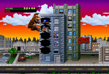 Sega Saturn: Rampage: World Tour