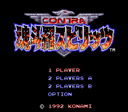 SNES: Contra Spirits (Jap)