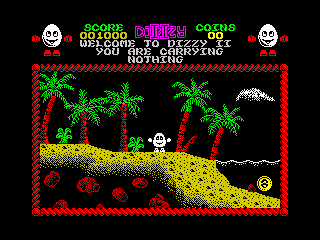 ZX Spectrum: Dizzy 2 - Treasure Island Dizzy